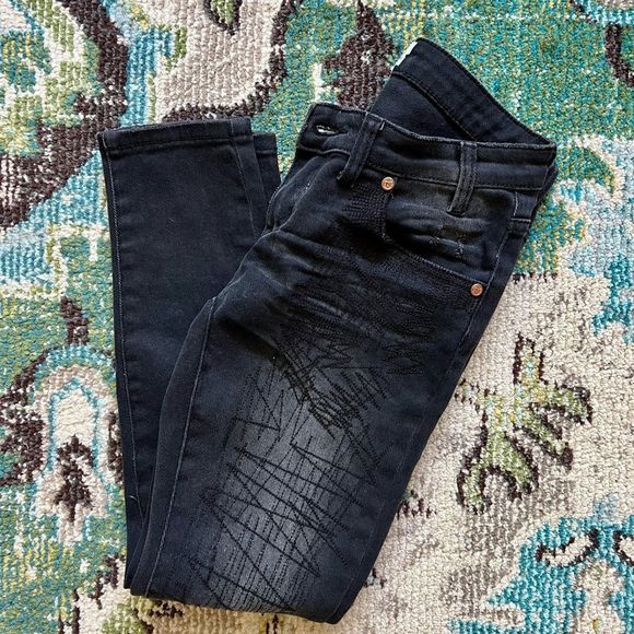 One Teaspoon low waist, short rise jeans, size 24 - Picture 6 of 6